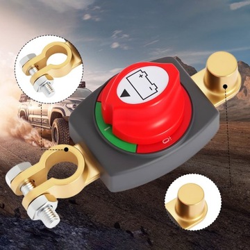 ГЛАВНЫЙ ВЫКЛЮЧАТЕЛЬ ТОКА 12 В 24 В 48 В 275 А ЗАЖИМ ДЛЯ КАБЕЛЬНОГО КАБЕЛЯ