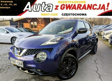 Nissan Juke I SUV Facelifting 1.2 DIG-T (Euro 6) 115KM 2016 Nissan Juke 1.2 115PS OPŁACONY Bezwypadkowy