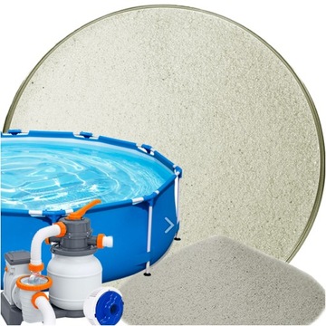 PIASEK KWARCOWY DO POMPY BASENOWEJ FILTR ATEST 5KG