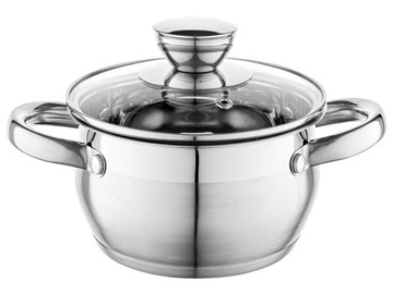 GARNEK ze stali nierdzewnej INDUKCJA FLORINA 2,5 l