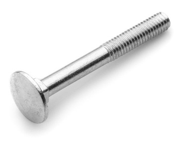 M6x140 ŚRUBA ŚRUBY DO DREWNA ZAMKOWA ŁAWKOWA OCYNKOWANA GRZYBKOWA 1kg