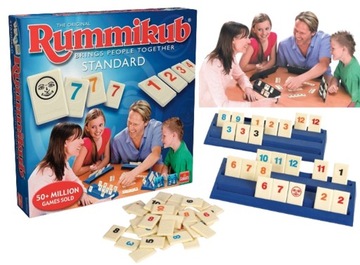 GRA LOGICZNA RUMMIKUB STANDARD gra liczbowa dla całej rodziny