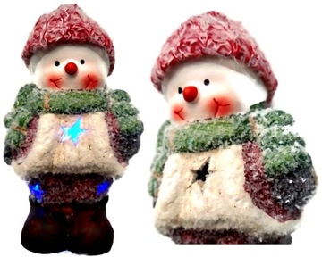 LED GLASTER СНЕГОВИК, СВЕТЯЩИЙСЯ, ДЕКОРАТИВНЫЙ САНТА