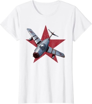 Soviet MiG 15 Jet Fighter Military Aviation T-Shir