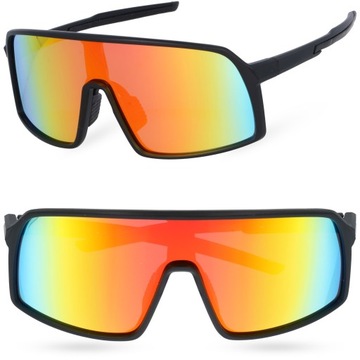 Sportowe okulary polaryzacyjne Rainbow Campeones Unisex czarne