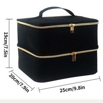 Сумка для переноски лака для ногтей, большая вместимость, 30 ячеек по 15 мл 0