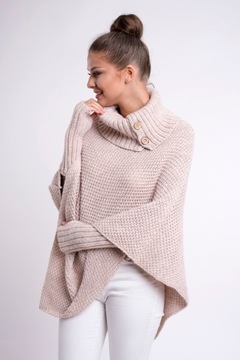 ПОНЧО FELICIA FLESH С РУКАВАМИ