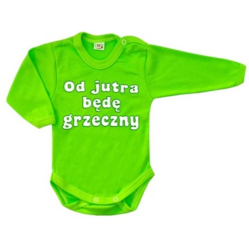 Body długi rękaw 80 cm Grzeczny