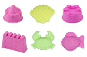 КИНЕТИЧЕСКИЙ ПЕСОК 3кг ФОРМЫ + ПЕСОЧНИЦА БАССЕЙН