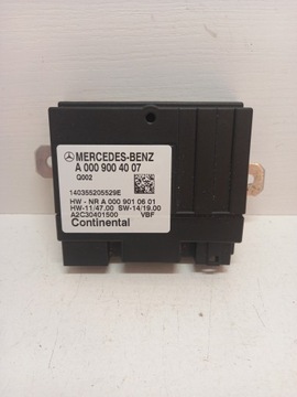 MERCEDES W205 MODUŁ STEROWNIK POMPY PALIWA A0009004007