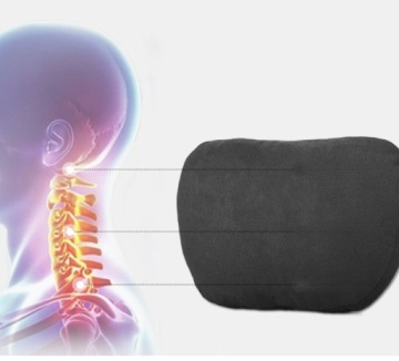 Подушка для шеи автомобиля, подголовник для путешествий, замша, 2 шт.