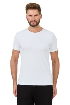 GUESS Biały t-shirt New Tech Str T XXL