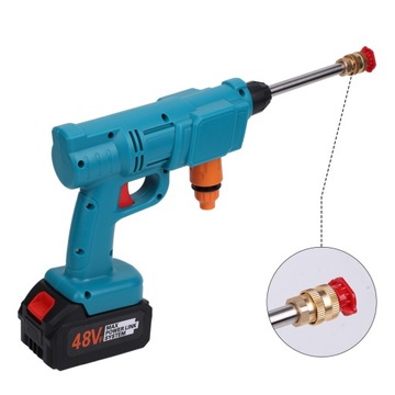 АККУМУЛЯТОРНАЯ МАШИНА ПОД ДАВЛЕНИЕМ МОЩНОСТЬ 48 В 35 БАР + 2 АККУМУЛЯТОРА 12000 МАЧ