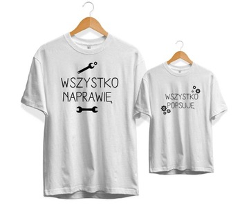 Koszulki dla taty i syna, Prezent dla Taty i Syna, Syn i Tata, Dzień Taty