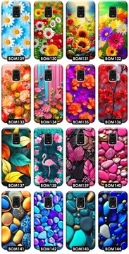 ETUI NA TELEFON XIAOMI REDMI NOTE 9S 9 PRO CASE OBUDOWA ZE WZOREM + SZKŁO