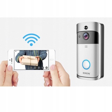 Розетка Видеодомофон Eken WiFi V5 Android iOS