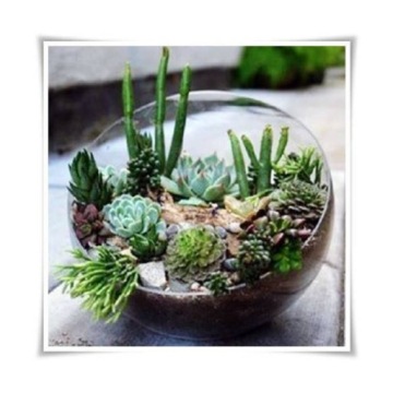 СТЕКЛЯННАЯ ВАЗА, наклонная, золото, 10x25см, SERENITE MONDEX