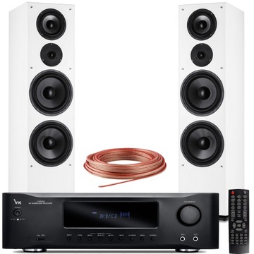 ZESTAW KOLUMN KINO DOMOWE AMPLITUNER BLUETOOTH