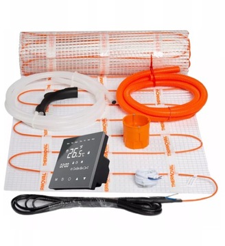 Thermoval Zestaw ogrzewania podłogowego mata 6m² termostat TVT 30 CS