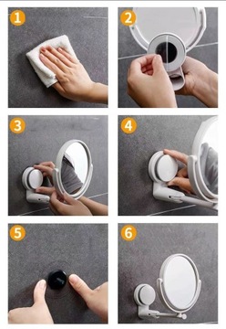 Зеркало для макияжа Настенное зеркало для ванной комнаты