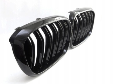 BMW X3 G01 X4 G02 Grill salberk Nieren Grill des Kühlers vorne schwarzer Polysk 2szt | thumb 2