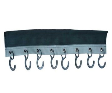 Listwa z 8 haczykami 58cm