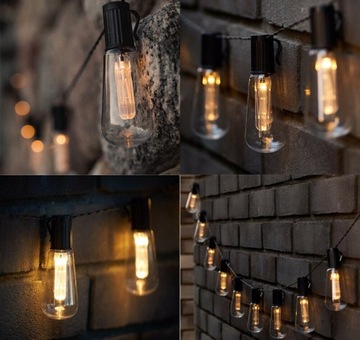 СОЛНЕЧНЫЕ САДОВЫЕ ГИРЛЕНДЫ ВОДОНЕПРОНИЦАЕМЫЕ СВЕТОДИОДНЫЕ ЛАМПОЧКИ 10 LED 3M