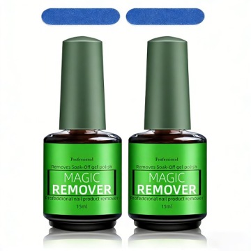 Magic Gel Nail Polish Remover. Средство для снятия гелевого лака, 2 шт., прозрачный, прозрачный