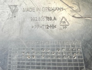 PODBĚH PORSCHE 911 992 LEVÝ PŘEDNÍ 992805169A 992805911G