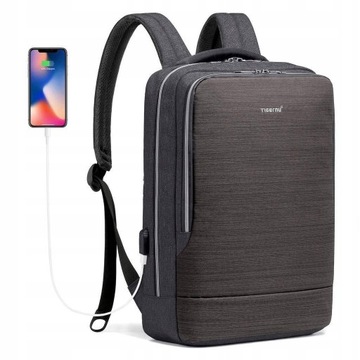 WRO Plecak Tigernu na laptopa 15,6 T-B3331A z USB
