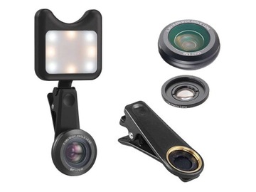 Apexel APL-3663FL Obiektyw 0.36X Wide Angle 15X Ma