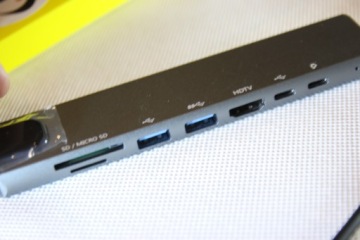 Концентратор USB 3.0 АДАПТЕР USB-C LAN RJ45 HDMI 4k SD