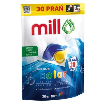Kapsułki do prania Mill kolor 30 szt.