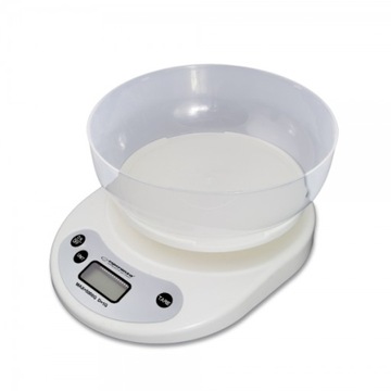 WAGA KUCHENNA ELEKTRONICZNA Z MISĄ max 5KG 1 LITR