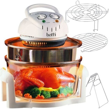 PIEKARNIK HALOGENOWY KOMBIWAR Z PIERŚCIENIEM 18L