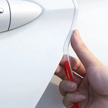 USZCZELKA OCHRONNA DRZWI SAMOCHODOWYCH OSŁONA KRAWĘDZI NA RANT 5M BEZBARWNA