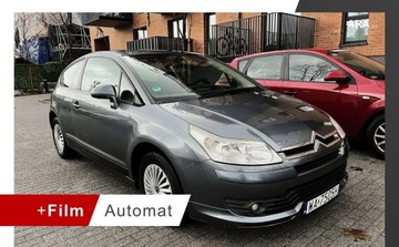 Citroen C4 I Hatchback 1.6 16V 110KM 2008 Citroen C4 AUTOMAT czujniki tempomat KLIMA ele...