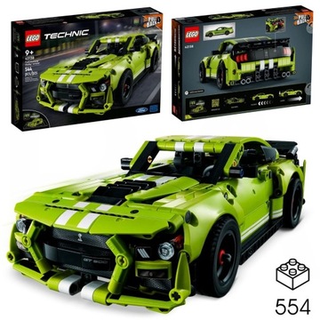 LEGO TECHNIC FORD MUSTANG SHELBY GT500 KLOCKI WYŚCIGÓWKA AUTO SAMOCHÓD