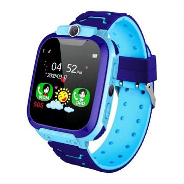 SMARTWATCH DZIĘCIĘCY GPS ROZMOWY DLA CHŁOPCA DZIEWCZYNKI SIM Niebieski