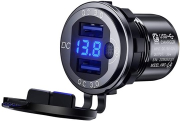 АВТОМОБИЛЬНОЕ ЗАРЯДНОЕ УСТРОЙСТВО QC3.0 ВОДОНЕПРОНИЦАЕМОЕ