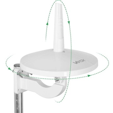 Антенна цифрового наземного телевидения DVB-T2 с фильтром LTE 5G, внешняя