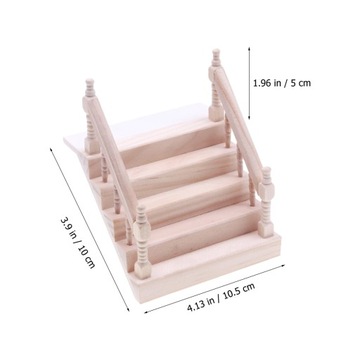 ЛЕСТНИЦА ДЛЯ КУКОЛЬНОГО ДОМИКА ПЕРИЛА ЛЕСТНИЦА ДЛЯ МИКРОСЦЕНЫ