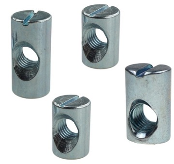 Гайка роликовая мебельная А329 М6х10х16 10 шт.