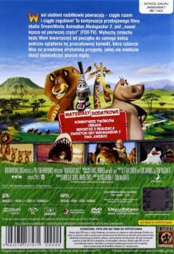 МАДАГАСКАР 2 (DVD) ДУБЛЯЖ PL
