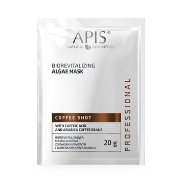 APIS COFFEE SHOT BIOREWITALIZUJĄCA MASKA ALGOWA Z KWASEM KAWOWYM