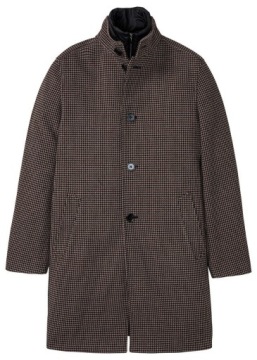 MĘSKI KRÓTKI PŁASZCZ Z ODPINANYM WIATROŁAPEM 50