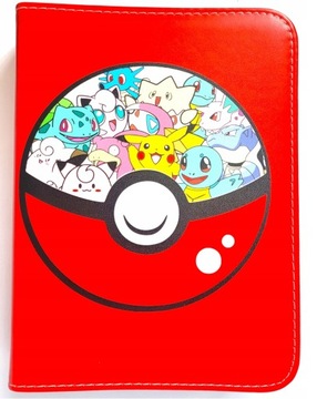Большая папка для альбома на 400 карточек Пикачу + бесплатный подарок-брелок с покемонами