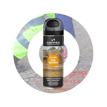 MARKER SPRAY DROGOWY ZNACZNIK GEODEZJA SZARY
