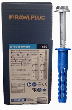 FFS Kołek ram.poliam.z kołn.10X60mm wkr.z łbem hek