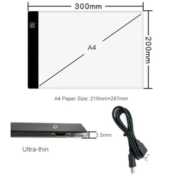 ДОСКА ДЛЯ РИСОВАНИЯ ГРАФИЧЕСКИЙ ПЛАНШЕТ LED ДОСКА В ПОДАРОК